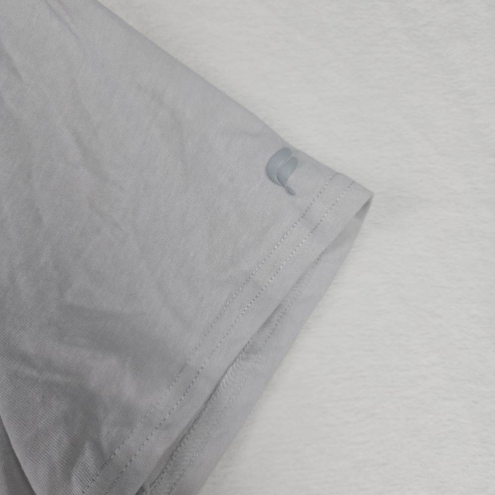 NWT Fabletic's Women's 100% Cotton Jersey Tee XXL Mineral Gray Cosmic Shower - Picture 3 of 8